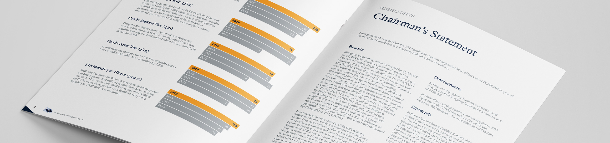 cropped image of report spread showing text and tables