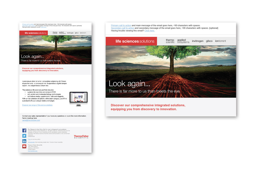 thermo fisher email campaign