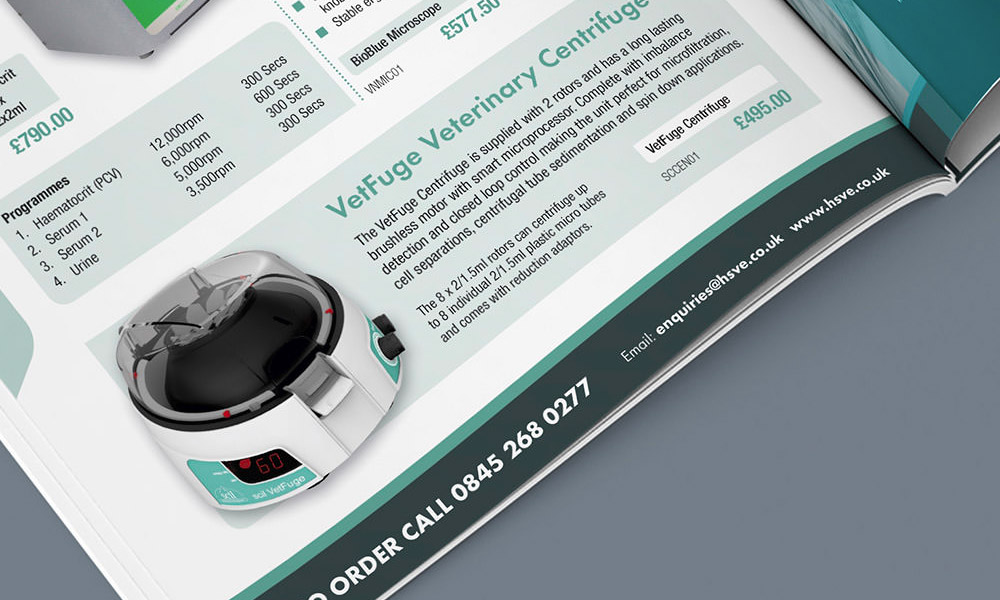 close up of part of brochure text and graphics